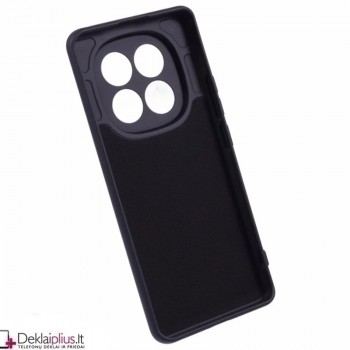 Liquid Air silikoninis dėklas su kameros apsauga - juodas (Xiaomi Redmi Note 14 Pro 4G/5G/Note 14 Pro Plus/Poco X7 5G)